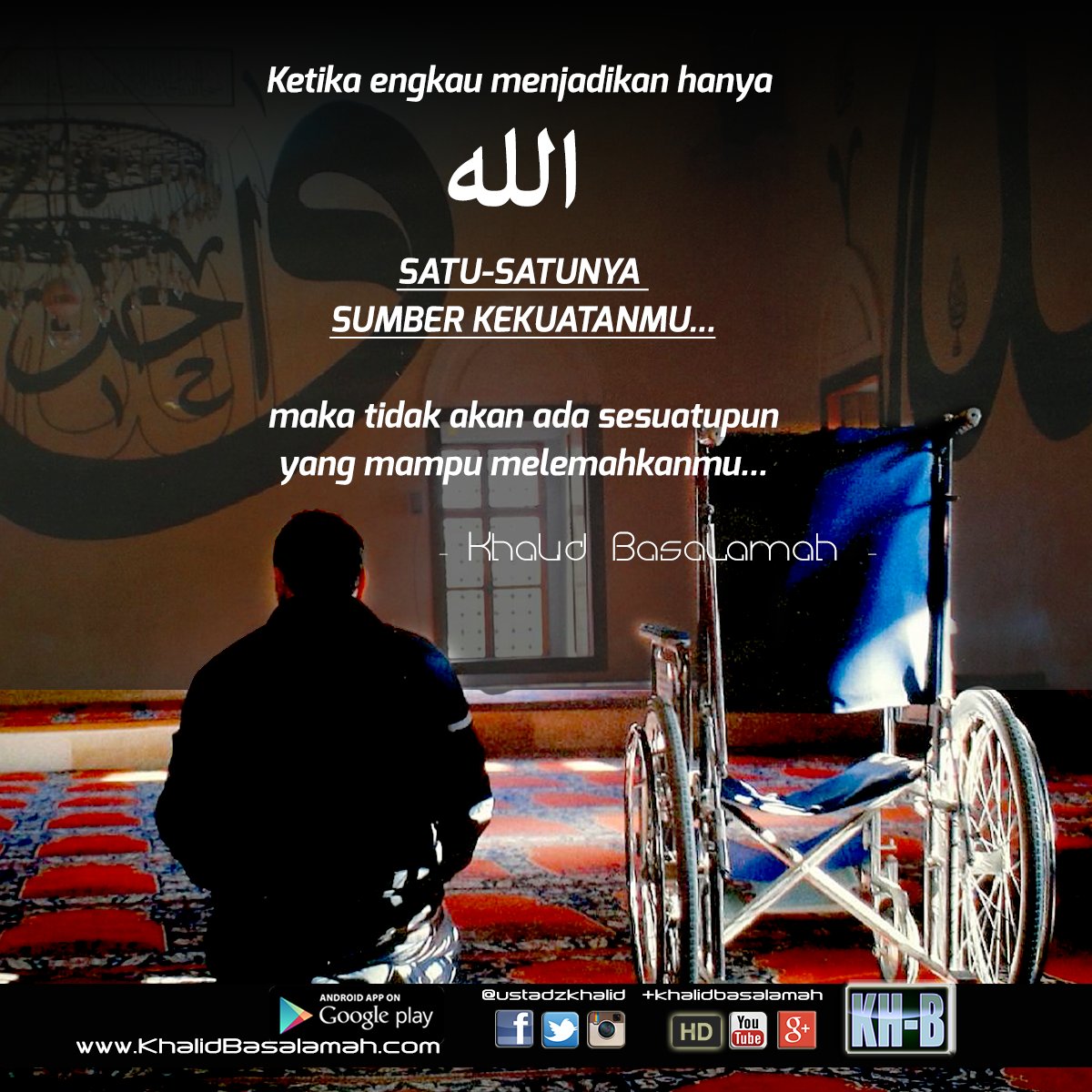 Khalid Basalamah Official tweet media