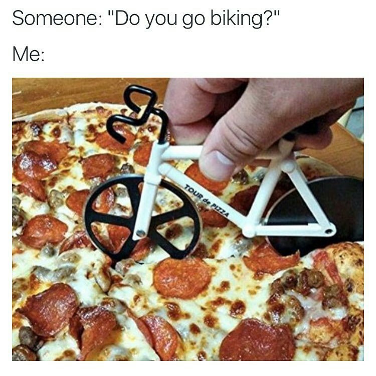Meggotron1's tweet photo. Yes, I bike all the time.  Lol https://t.co/jAcWfWeSNp