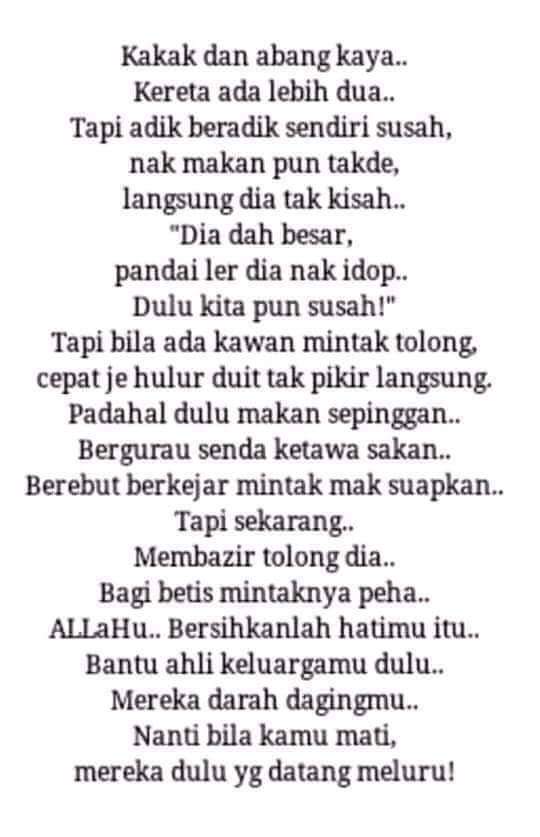 SantaiDanSampah's tweet photo. Tolonglah ahli keluarga mu dulu. https://t.co/bLuDHNNkZ4