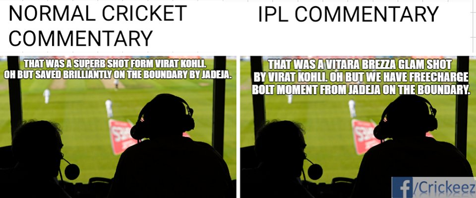 With all the advertising in cricket.
#cricket #IPL