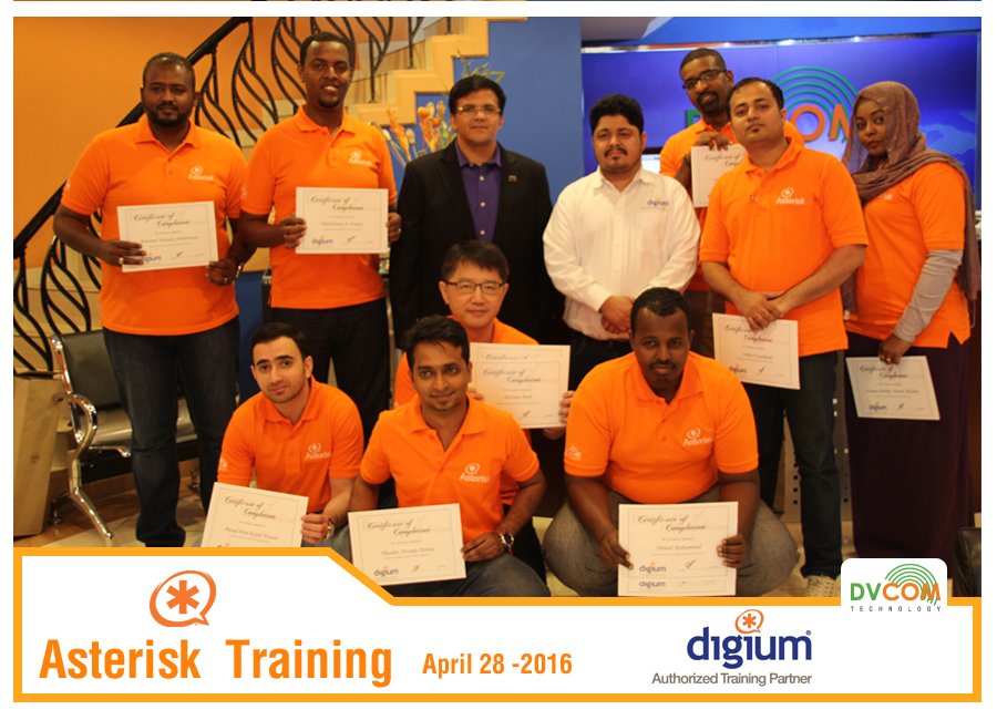 DvcomTechnology's tweet image. #Digium #Asterisktraining @ #DvcomTechnology...April 2016.