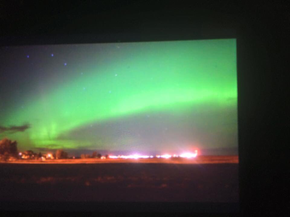 Northern lights over the training area  #Alberta #livingthedream