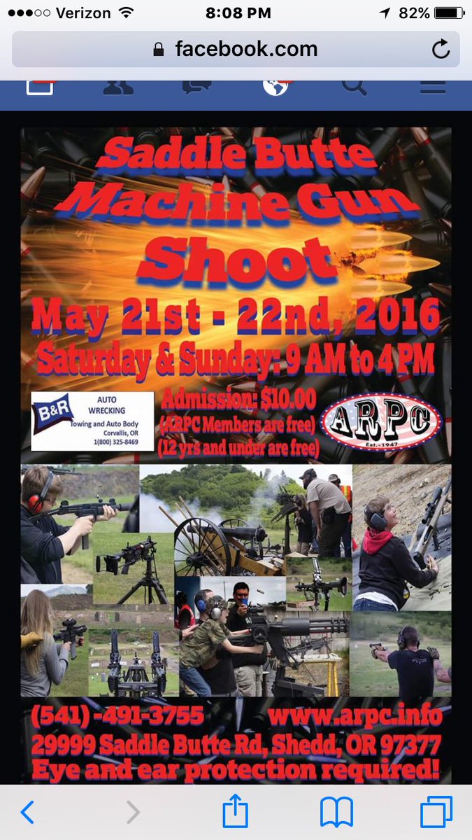 pyper1966's tweet photo. Can't wait #machinegunshoot https://t.co/J6h3hDEcDY