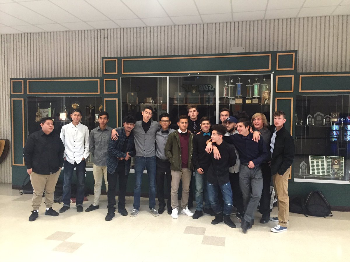 Great job boys. Dress for success equals a great performance. 3 to 2 win in Overtime