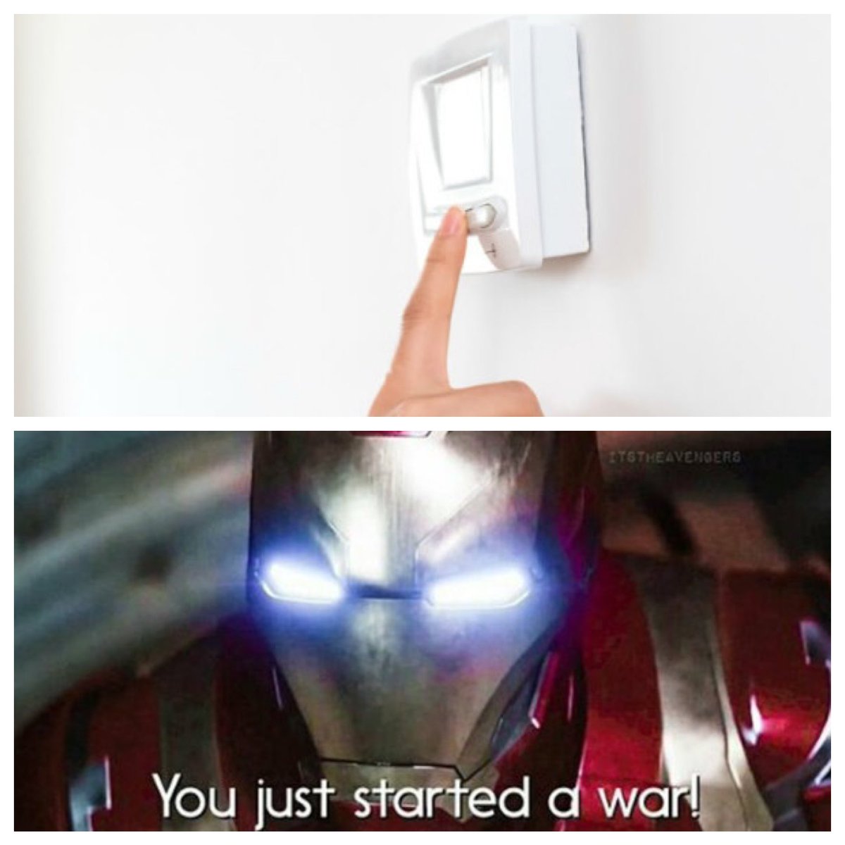 HeitSolo's tweet image. @influxman @CaptainAmerica @Iron_Man #marriedlife. Tis the season...to begin the #ACWars