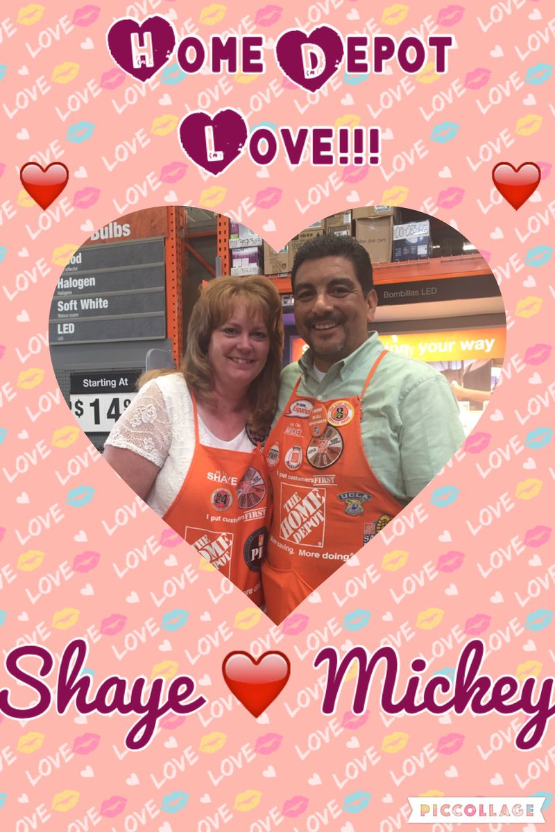 HomeDepot647's tweet photo. Look at the happy HD couple! We love to see our Shaye so smiley and in love! #awesomeASMs #awesomecouple #HDlove https://t.co/o1TQquhtSi