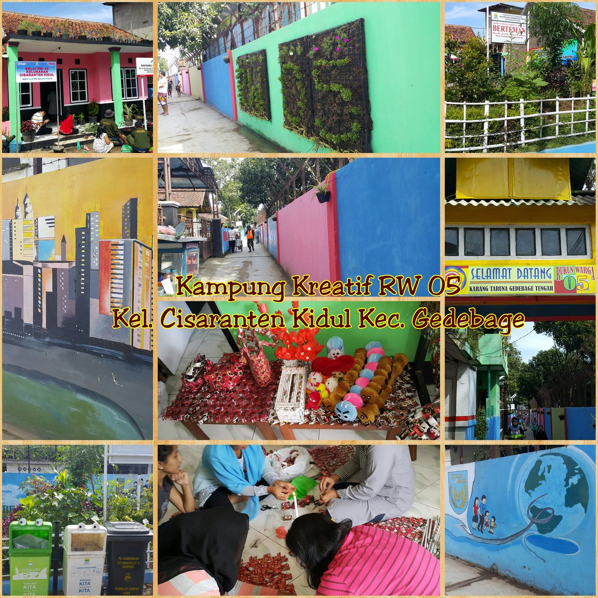 cisarantenkidu1's tweet photo. Kampung Kreatif Rw 05 anu asri tur geulis hoyong dilaunching ku p Wali @ridwankamil @DiskominfoBdg @bplh @OdedMD https://t.co/9H3JIh3uoL
