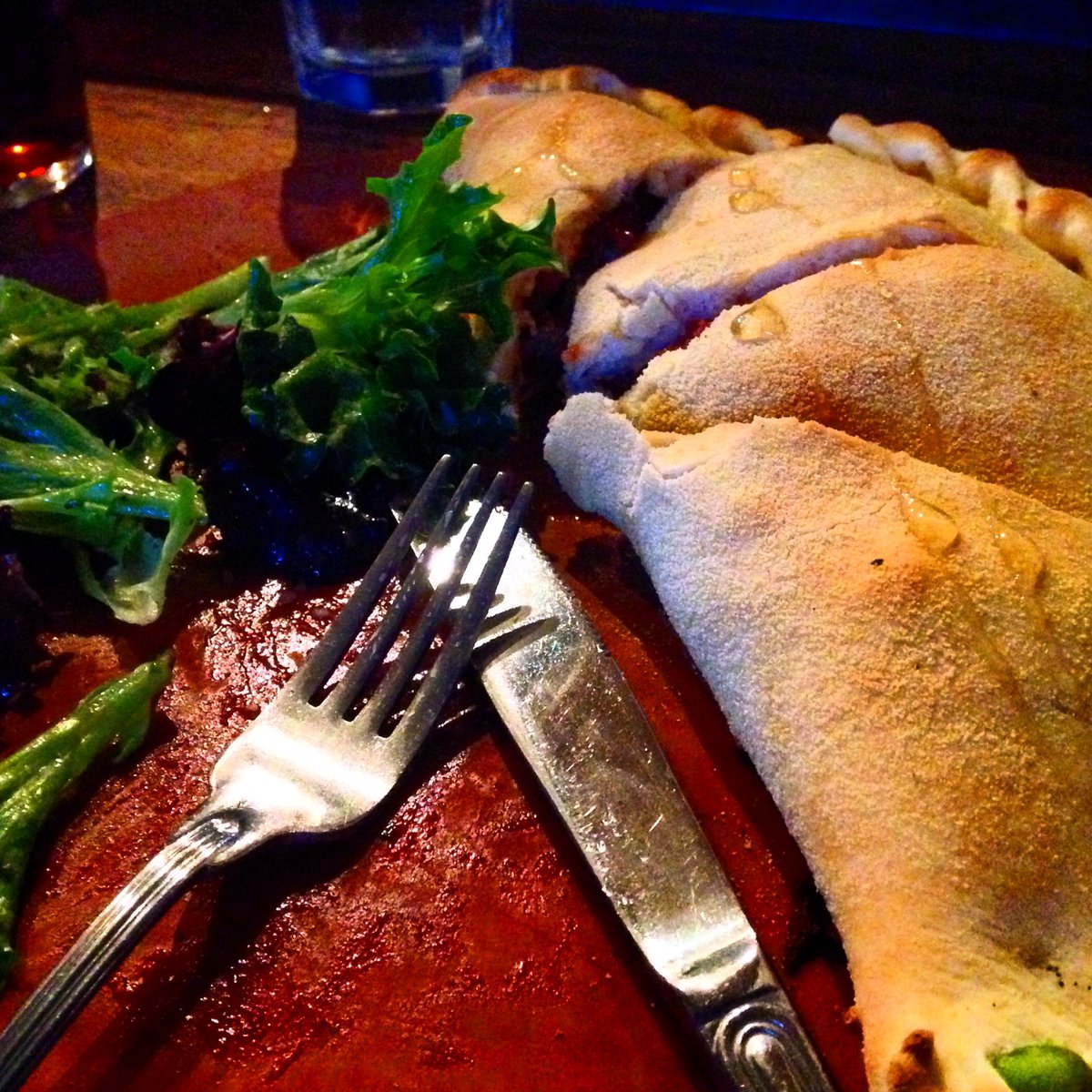 Had the mother of all calzones at <a href="/Bearsttavern/">Bear Street Tavern</a> tonight. Ranking this place one of the best in #Banff👌#food #travel