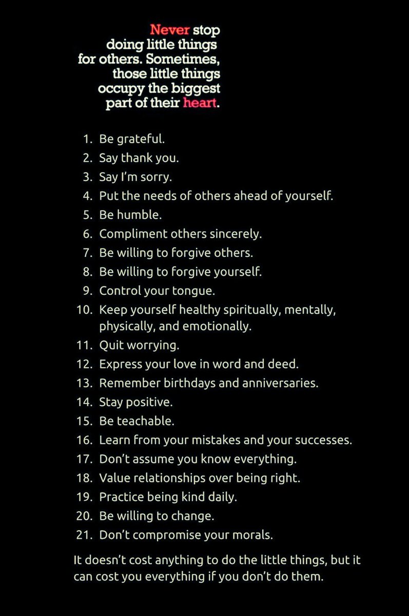 Be better! Do the little things! #BucUp
