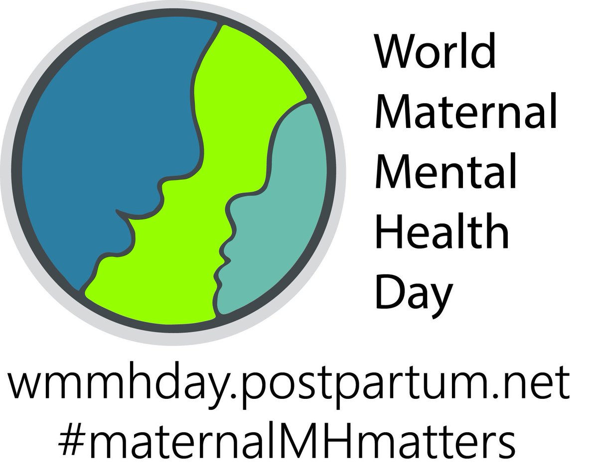 Today is World Maternal Mental Health Day. #worldmmhday
