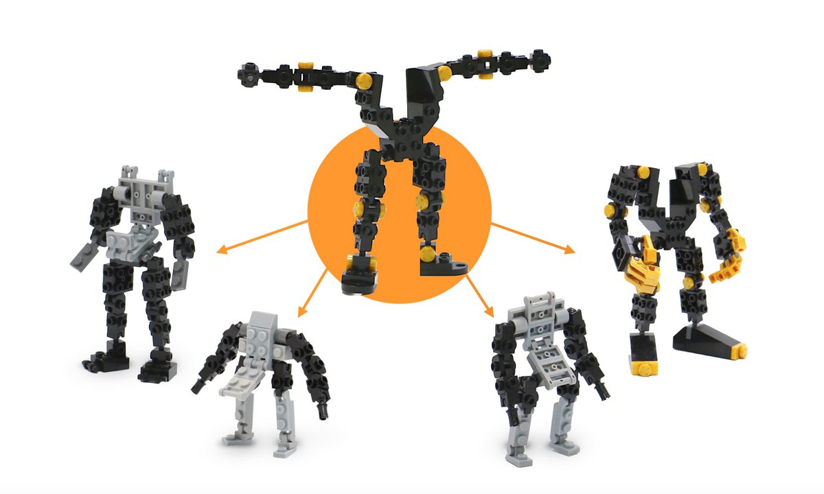 Build a cool mech with new elements from MyBuild. mybuildtoy.com