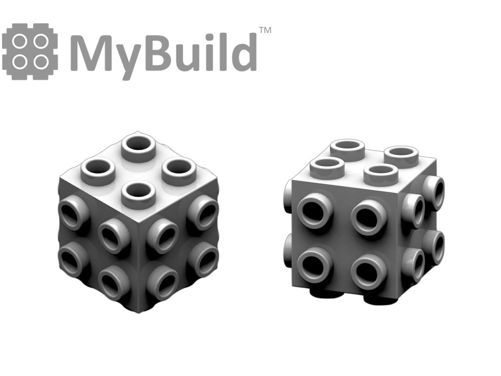 MyBuild core brick and MyBuild robot frame 11" #3dprinting 
Hero Design Studio herodesignstw.com