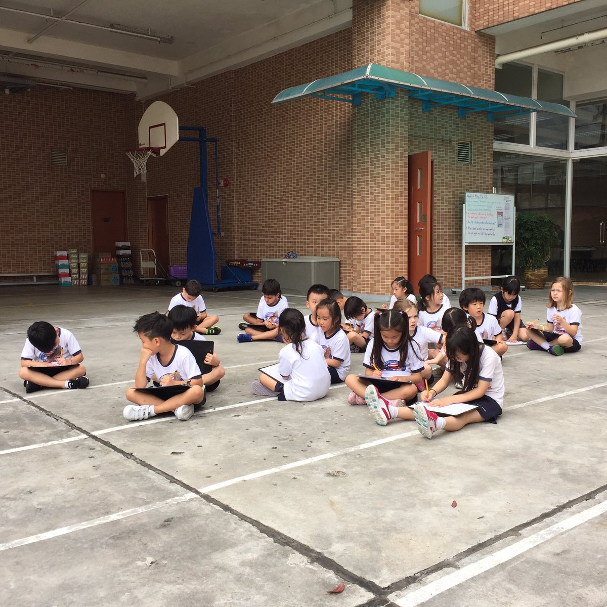 MrLee427's tweet image. .@aishongkong Sounds.A listening walk through the school &amp;amp; outside! #ngss #soundallover #miniscientists