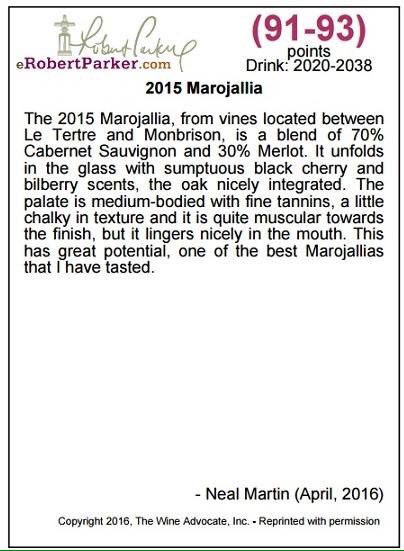 Marojallia33's tweet photo. Château Marojallia  2015 note 91-93 Robert Parker/  Neal Martin
https://t.co/UF0sXnyzQz
#robertparker #marojallia33 https://t.co/WkEuMG9F90