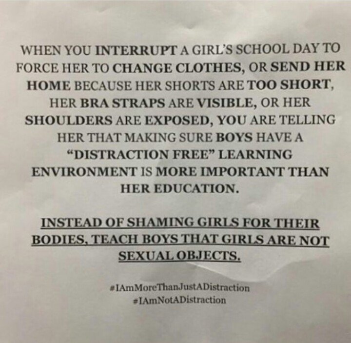 A Teacher Dress-Coded This Student for Not Wearing a Bra