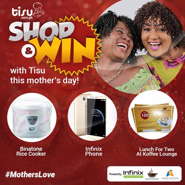 OtiAdjei's tweet photo. Shop on @TisuGhana and get amazing deals this Mother's Day. #MothersLove  #tisughana https://t.co/pxnhwVmRcS