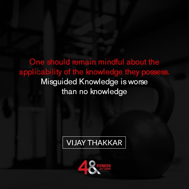 48fitness's tweet image. #FalseKnowledge is more dangerous than #Ignorance. #Thinkwisely #Thinkpositive