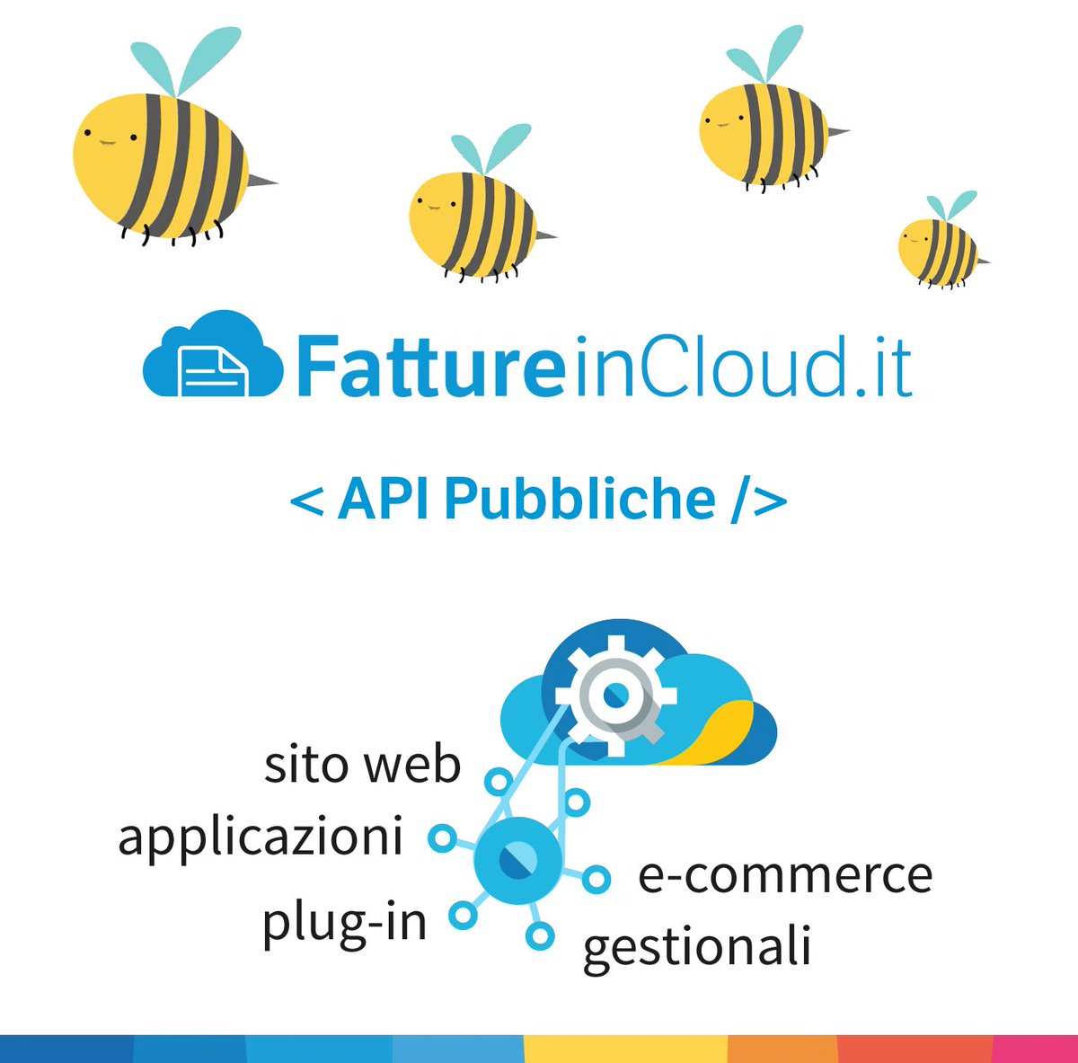Da oggi la fatturazione si integra con software terzi grazie alle API di Fatture in Cloud!
api.fattureincloud.it