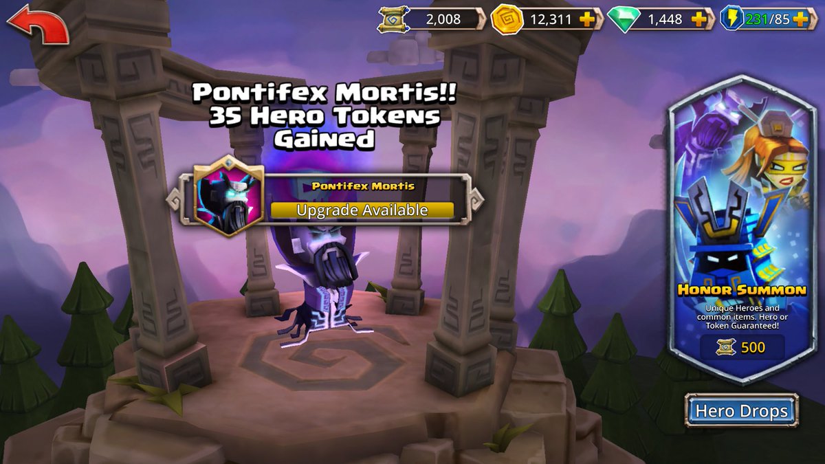RiggRaffgaming's tweet photo. Finally 6 star! Dont like how all heroes are back in the honor portal now tho #dungeonboss @DungeonBossGame https://t.co/KG3GbPR7Hs