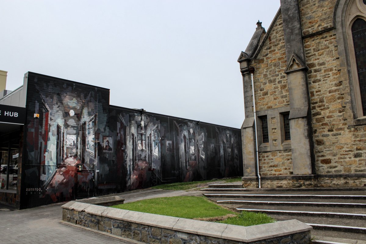 espositivomad's tweet photo. Os mostramos la intervención que ha realizado Borondo dentro del circuito #Public2016 en Albany, Australia. https://t.co/KbQYx3bT2t