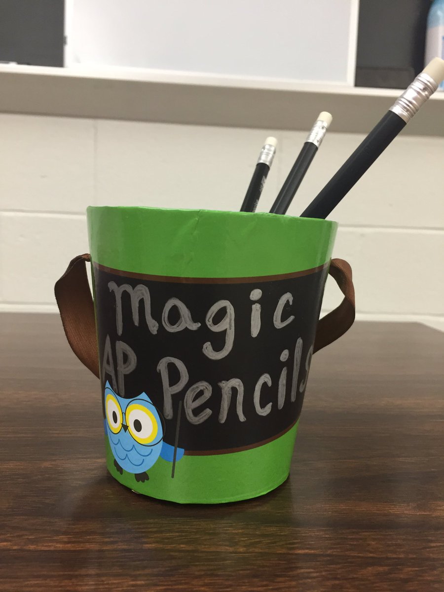 Jameson349's tweet photo. A few #APMagicPencils have showed up in room 349!!!!😮 hope the rest arrive soon! ✨✏️✨ https://t.co/h8vlKP7qAF