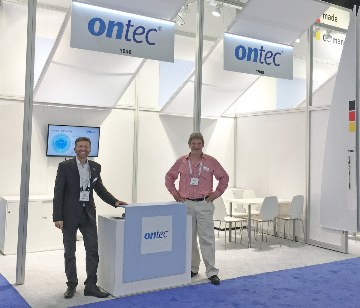 ontec_naila's tweet photo. Our sales team at Techtextil North America
We are looking forward to welcome you at our booth 1948! https://t.co/lF2hPPE6ZC