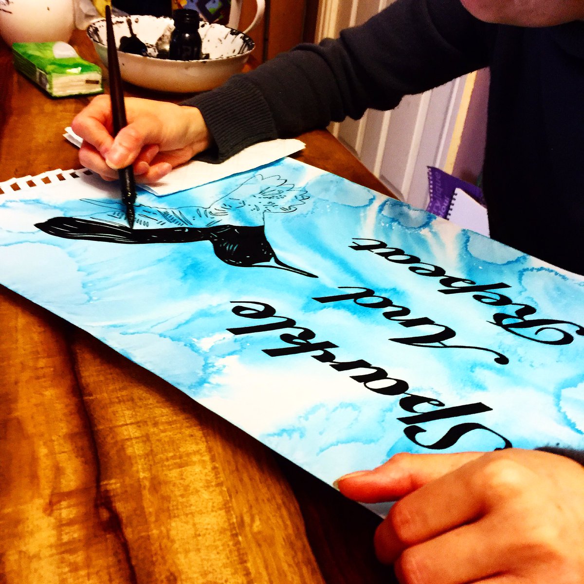 toocreativeart's tweet image. Nearly finished progress picture! A must when it comes to @DanniiMinogue quotes #SparkleAndRepeat