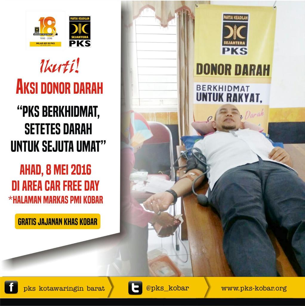 Mari kita Berkhidmat Setetes Darah untuk Sejuta Umat.