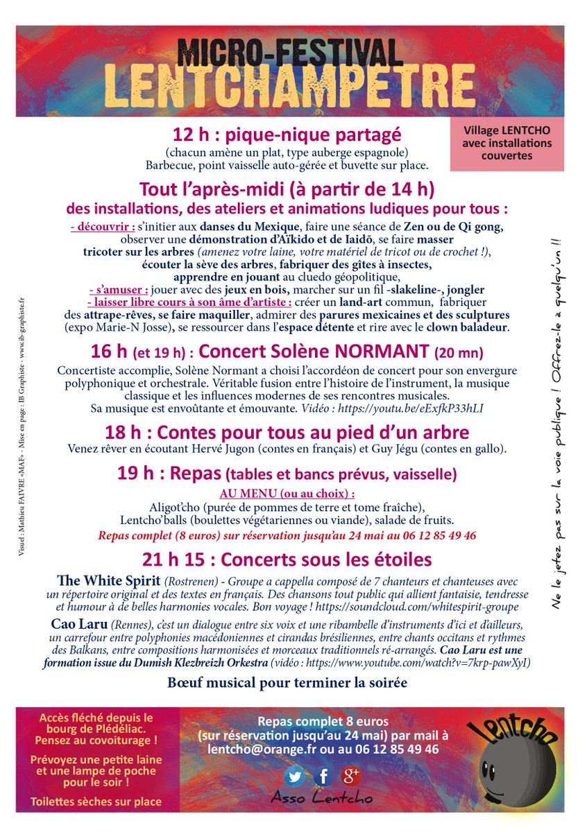 LaSmifule's tweet photo. #Lentchampêtre ....la prog' ! https://t.co/2uPNKlUZIt