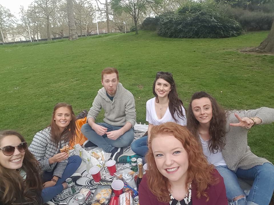 Some of <a href="/IrelandsCallUK/">Ireland's Call</a> cast enjoying a picnic on their day off! <a href="/EBTheatres/">Eastbourne Theatres</a> we are coming Thursday!