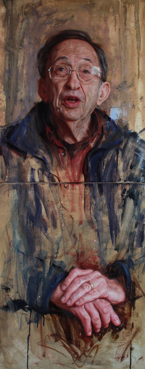 This is my #portrait of Lord Joffe, part of the RP #exhibition opening today <a href="/mallgalleries/">mallgalleries</a>. #london