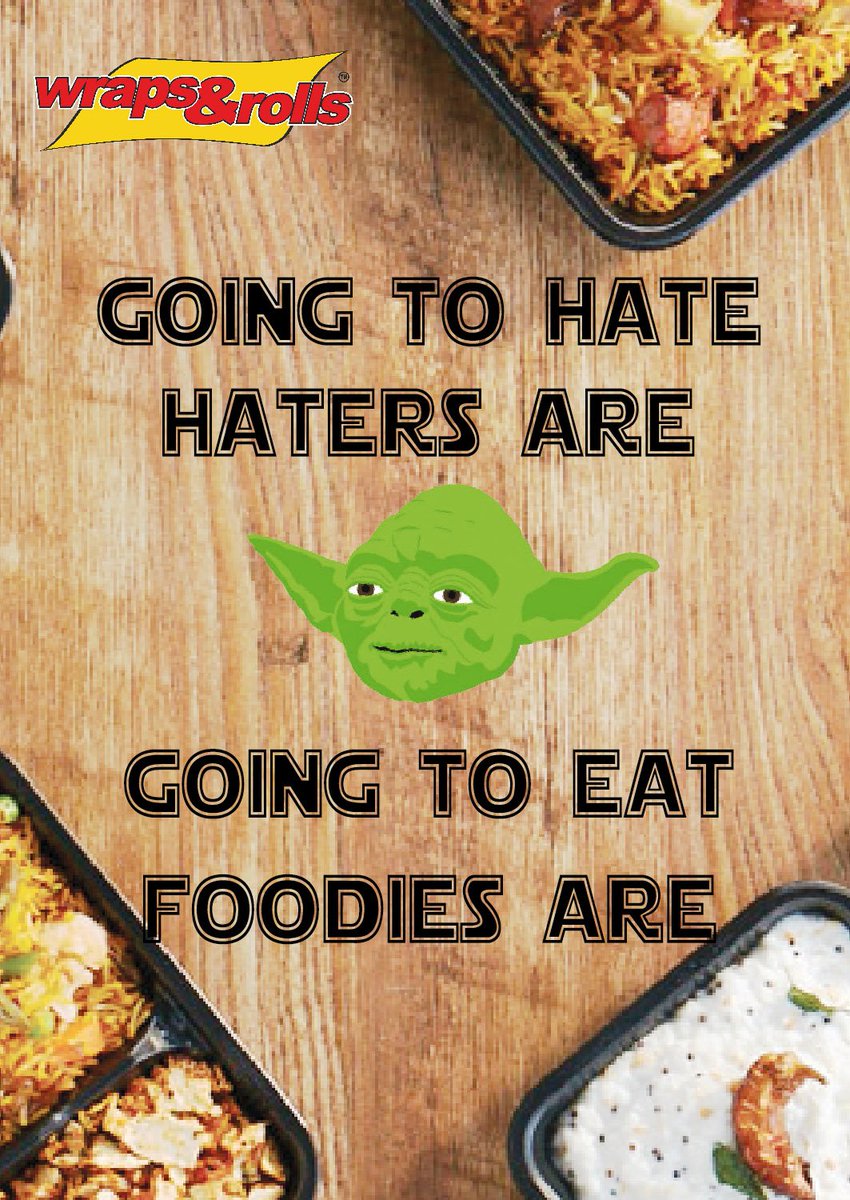 WrapsandRollsIn's tweet photo. Jedi Style! Happy Star Wars Day everyone. May the food be with you.. 
#StarWars https://t.co/aklIJ5rR7J