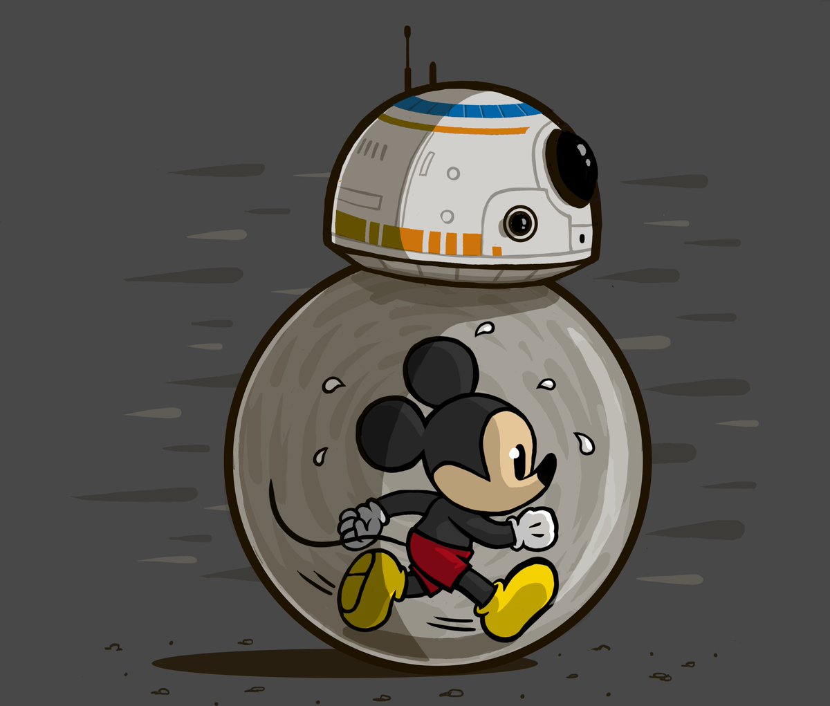 MarshallJulius's tweet photo. Found another one of those Hidden Mickeys. #HappyStarWarsDay #MayThe4thBeWithYou  #MayTheFourth https://t.co/9tBGjLFa7M