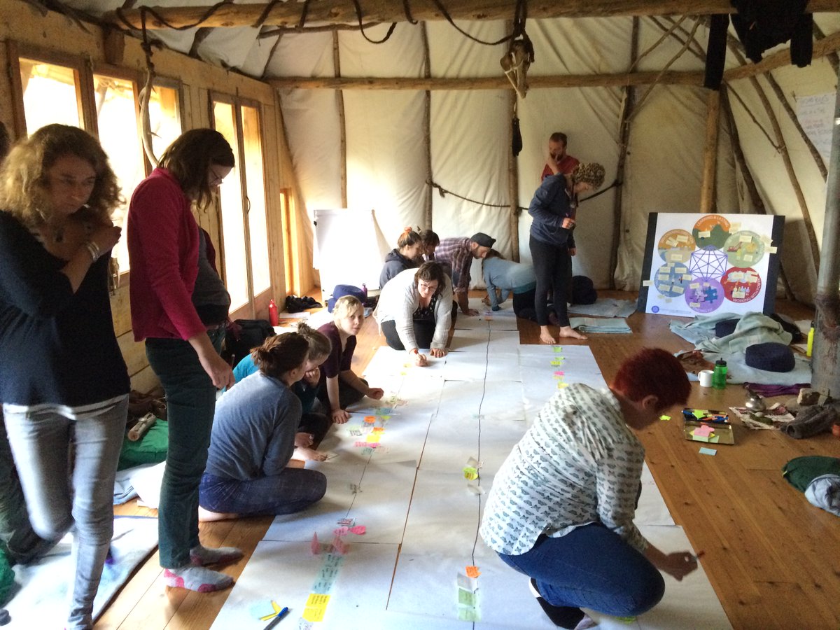 CoCollab's tweet photo. Just AMAZING 6 day workshop at Ecodharma, next stop London as part of @HumanOrganising https://t.co/7GLiax606k https://t.co/2Ib8zRUhGt