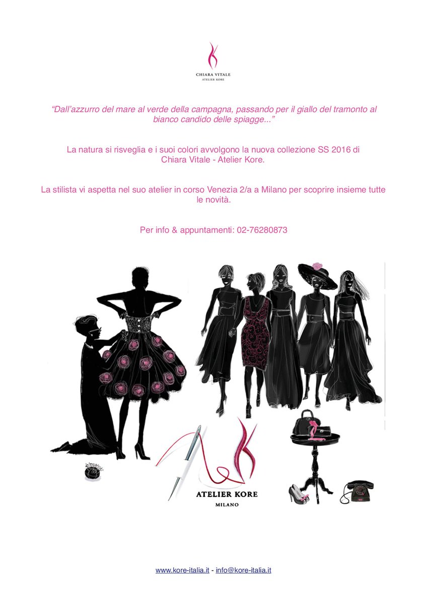 AtelierKore's tweet photo. #AtelierKoreMilano vi invita a riscoprire il mondo dell'antica sartoria fatto di ago, filo e tessuti pregiati.... https://t.co/EVkYCdN2k7