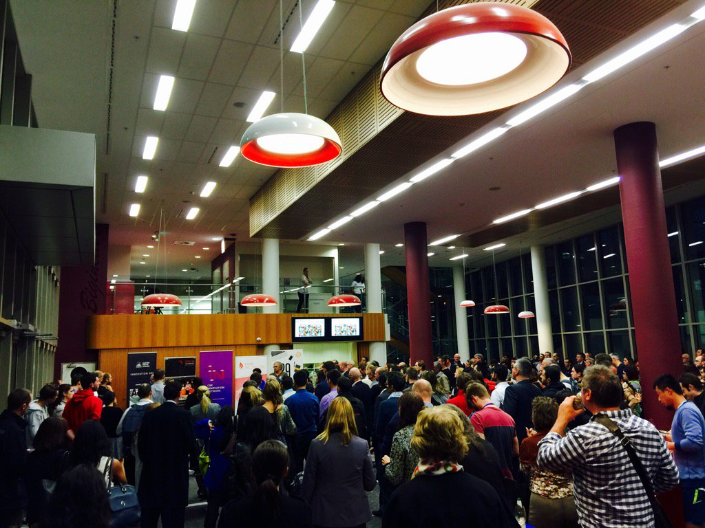 KevKeith's tweet photo. Fab turn out, fab ideas/pitches @CBR_IN #FirstWednesdayConnect @ANUmedia #cbr #canberra #innovation https://t.co/EzSORFO5eE