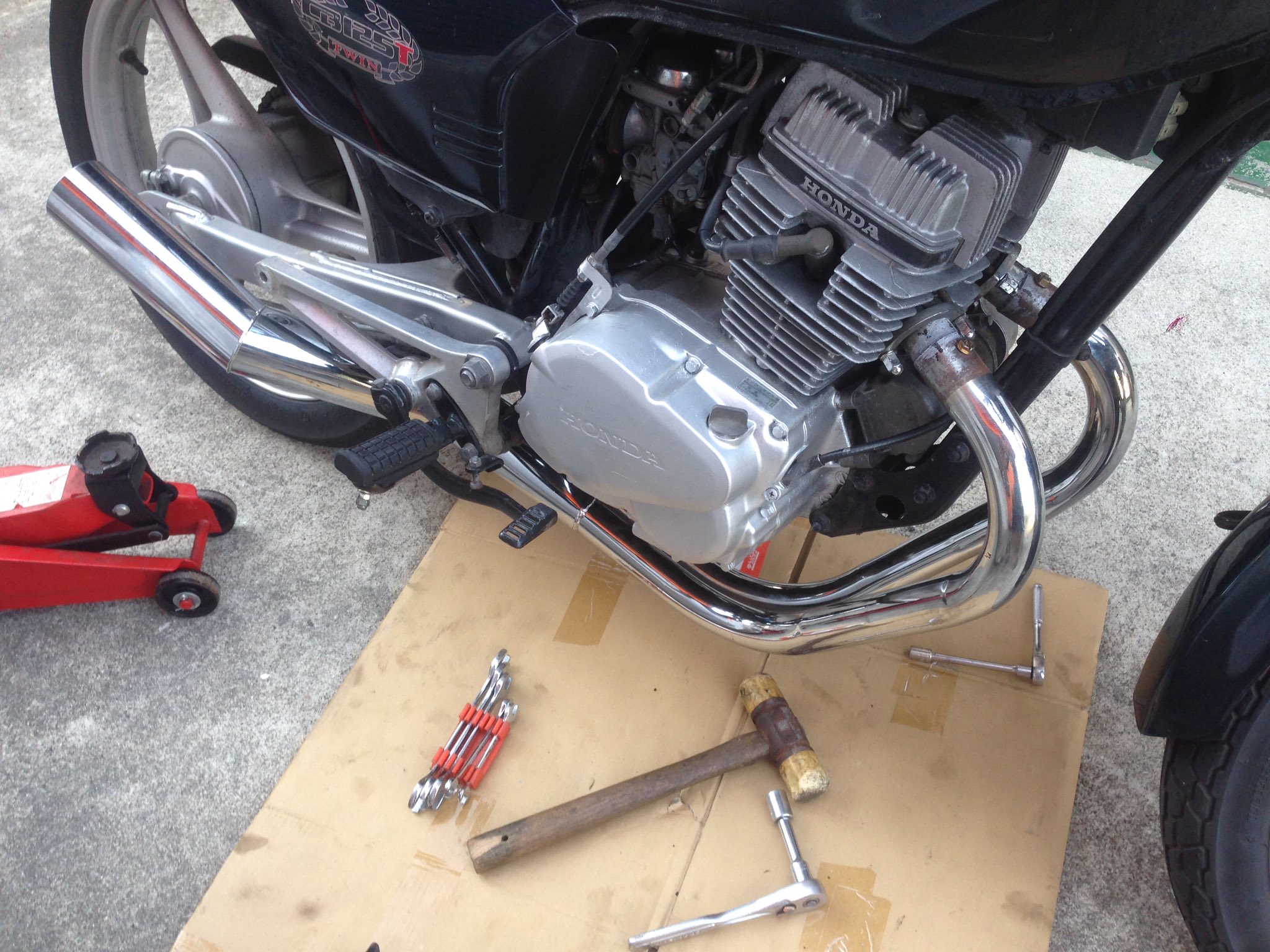 cb125t ショート管