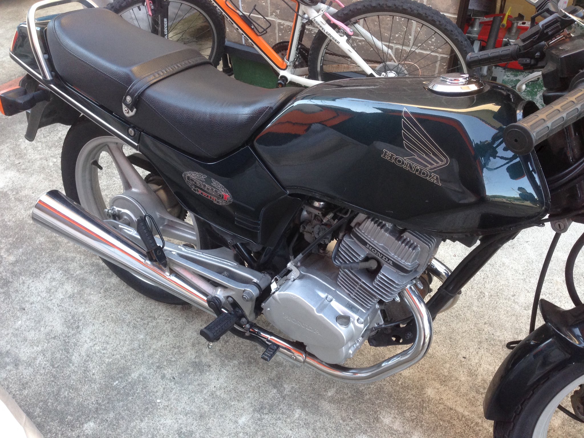 CB125T ショート管 GS400用 加工品 cb125t マフラー