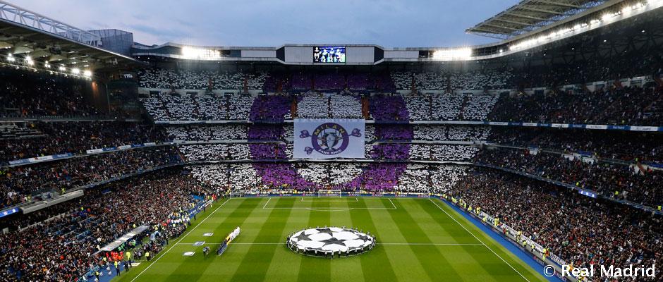 realmadrid's tweet photo. 🏆
¡A una victoria de la final de Milán! 

https://t.co/cL2RMolR1j

#RMUCL #HalaMadrid https://t.co/GV1DwsSLlV