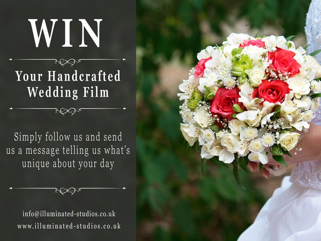 IlluminatedSdio's tweet photo. It's the final day to win a #Wedding film! Be sure to share with friends and family getting married!  #Lincsconnect https://t.co/ZGyXhk5kyE