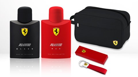 perfumeholding's tweet photo. Acquista #SFRed o #SFBlack da 75ml o da 125ml, subito in omaggio per te un beauty case o un portachiavi Ferrari. https://t.co/Ao55d7ealA