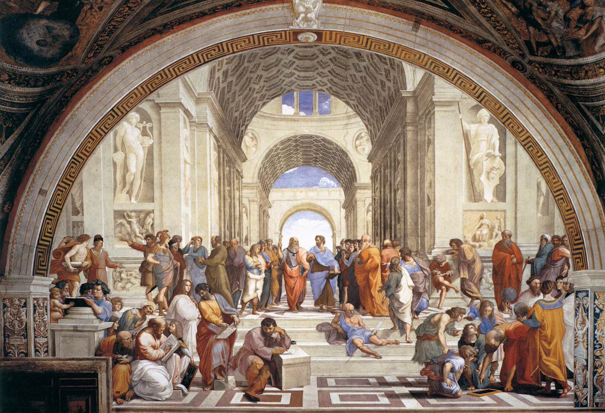"La verità vi farà liberi: la bellezza salverà il mondo" #FotoEParole #ScuoladiAtene #Raffaello #ArteEParole