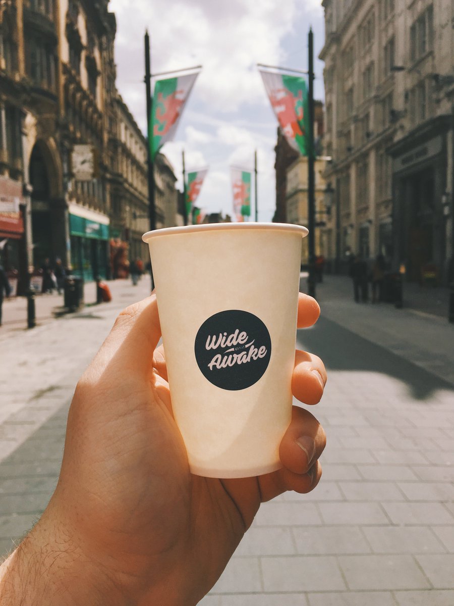 WideAwake_CDF's tweet photo. Good Morning #Cardiff! We're out and about with our cups again today! If you spot us you may even get a free coffee! https://t.co/glpfT9x1Nq