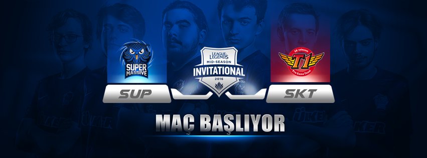 MSI 2016 ilk maçımızda dünya devi SKT T1 ekibi ile karşılaşıyoruz!

Canlı Yayın: twitch.tv/RiotGamesTurki…

#MSI2016