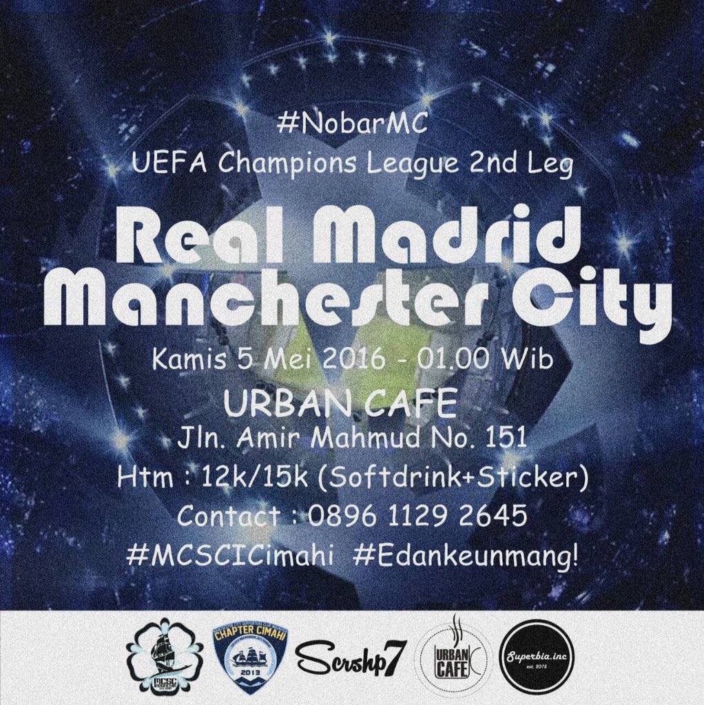 CITIZEN_CIMAHI's tweet photo. Semifinal, big match, besoknya libur, lokasinya aman dan terjangkau, gak ada alasan buat gak nobar mereun yah 😆💨 https://t.co/5tb9CClece