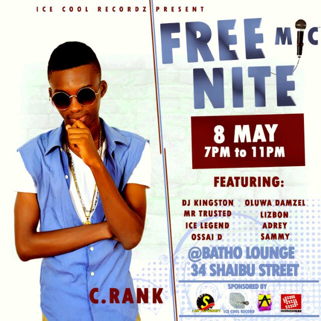 ICE_LEGEND's tweet photo. Show coming up @maza maza 34 shaibu street FREE MIC NITE https://t.co/OK3feM7pPa