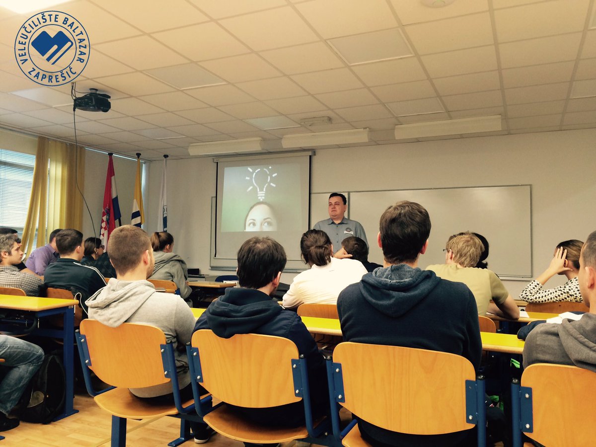 Baltazar_news's tweet photo. "Make mistakes and learn from them", said Andrija Frinčić at today's #lecture @dream_implement https://t.co/peujlAzJOb