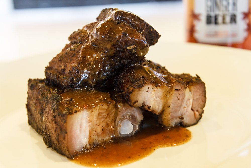 Jerk pork and an <a href="/Old_Jamaica/">Old Jamaica</a> ginger beer anyone?