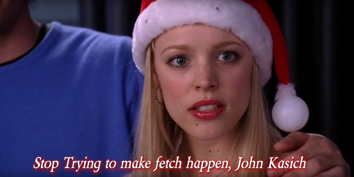 dissident_maddy's tweet photo. .@JohnKasich Stop trying to make fetch happen.  #GoHomeKasich. #NoFetch #Trump2016 https://t.co/tF4gqbj9DB