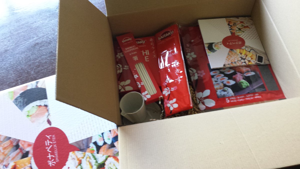 Zoek je nog een leuk cadeautje voor een vrijwilliger? We hebben dit sushipakket van <a href="/SizaAmbulantEde/">SizaAmbulantEde</a>  gekregen ;-)